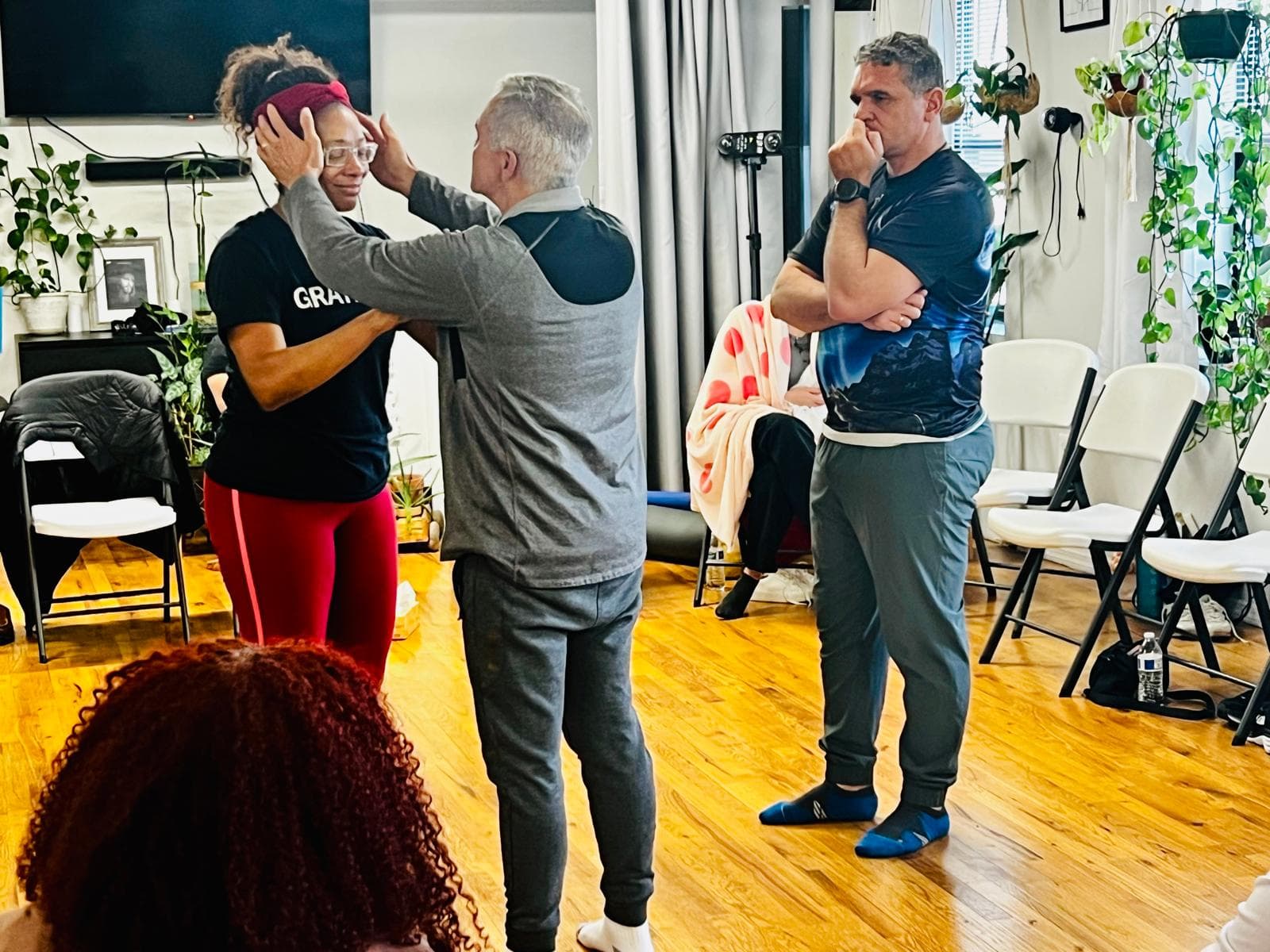 Symbolic representatives held during an outdoor session